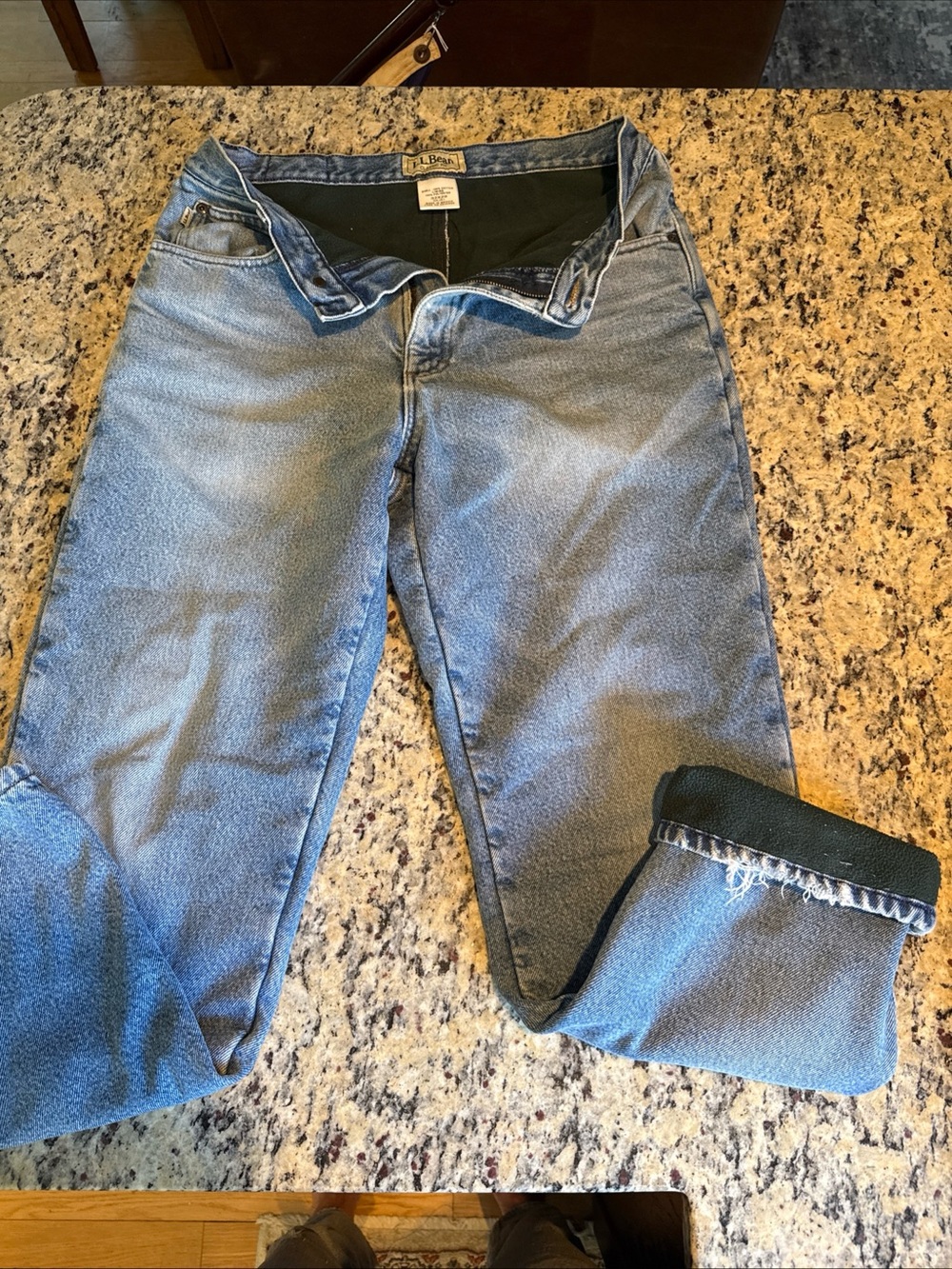 Vintage LLbean lined men’s jeans size 32/29